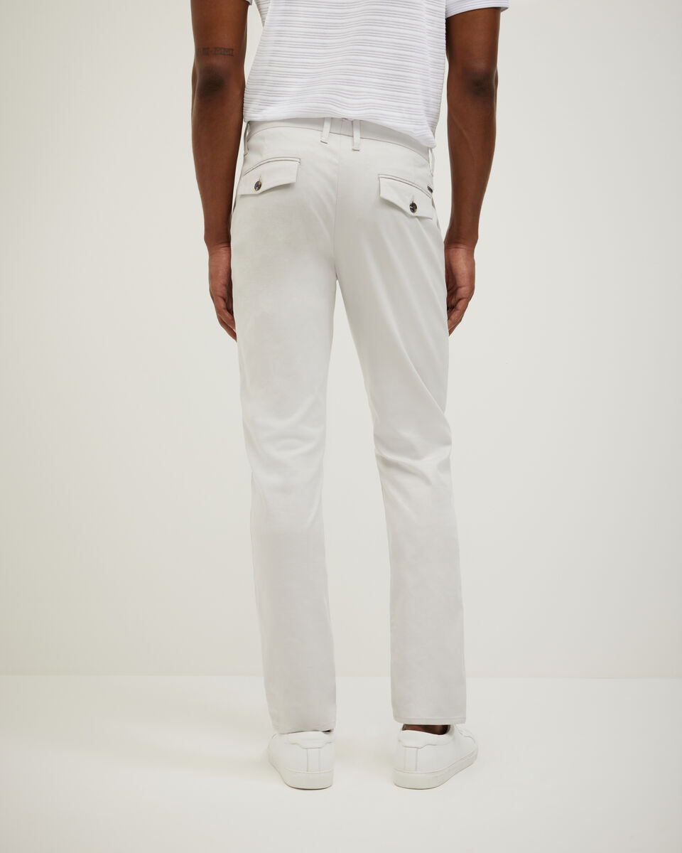 Ultra Slim Cotton-Tencel Chino, Silver Ultra Slim Cotton-Tencel Chino, Silver, hi-res